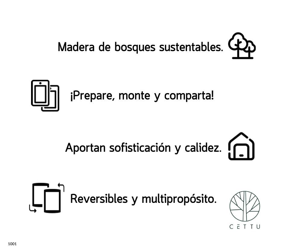 Set de 2 tablas Polígono. ¡Pique, prepare y sirva!