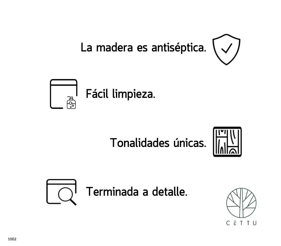 Tabla Gerade, multipropósito. Ideal para charcutería.