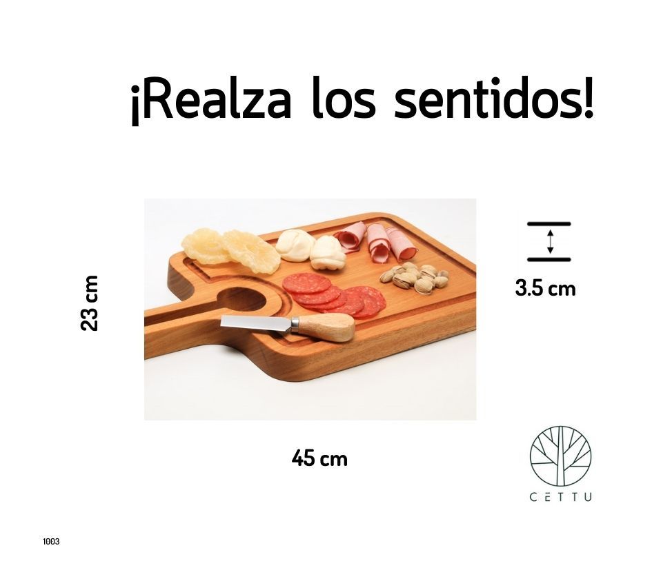 Tabla Raquette. ¡Destacada, de finos trazos!