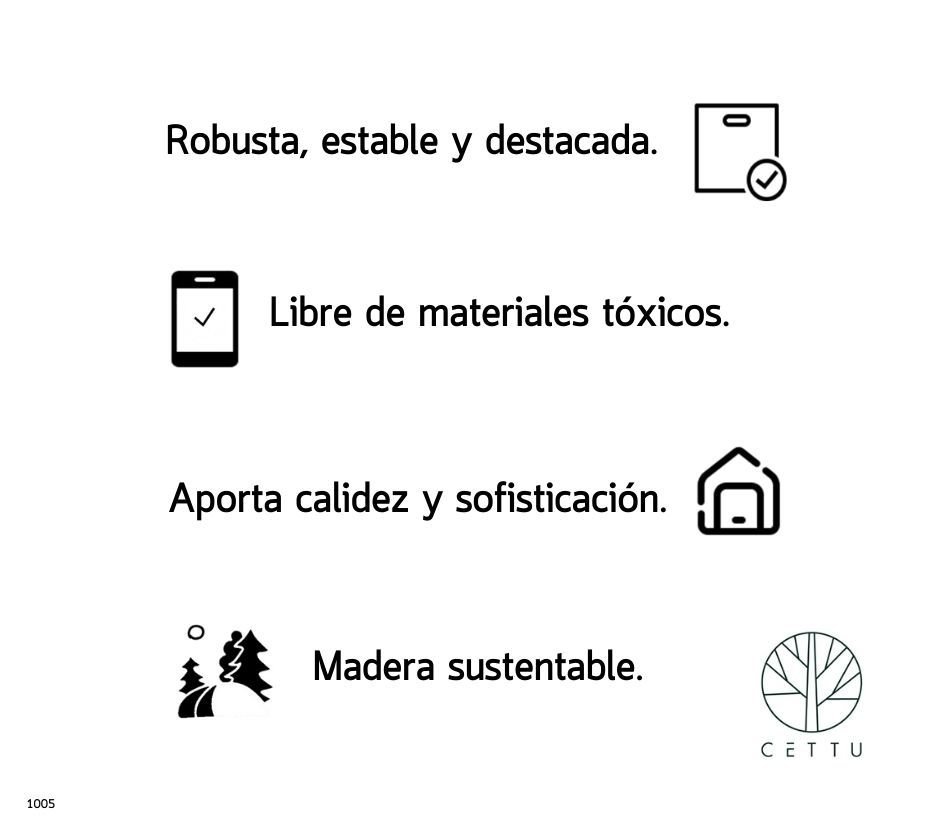 Tabla Goutte. ¡Robusta y funcional!