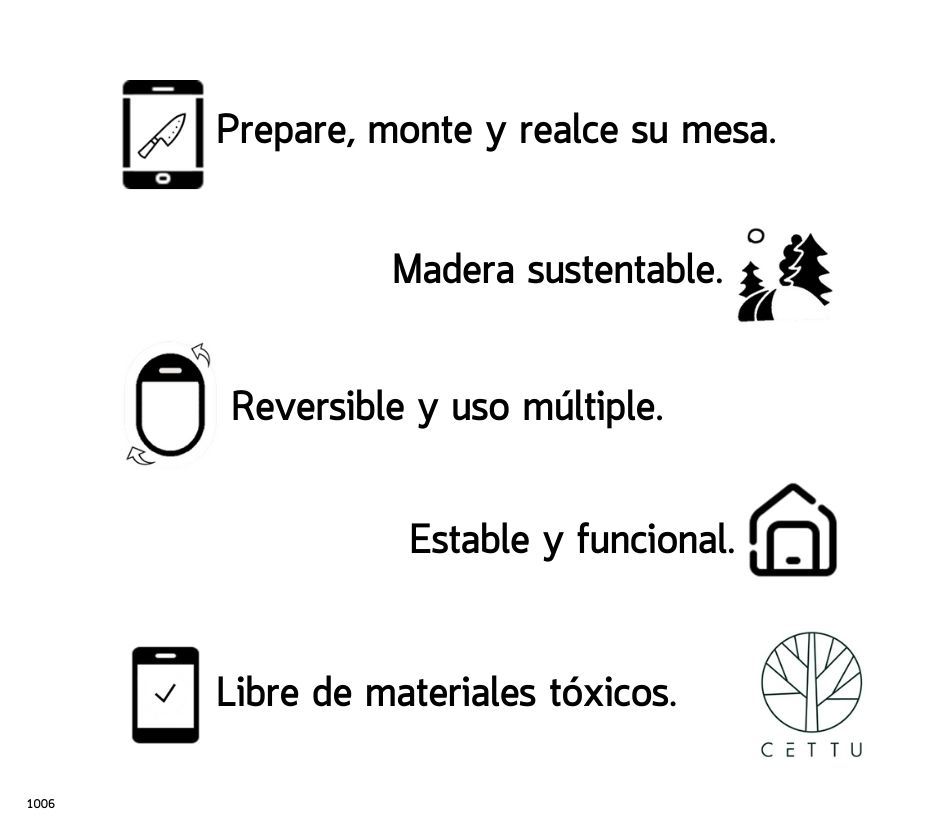 Tabla diseño Gruta. ¡Alta resistencia y durabilidad!