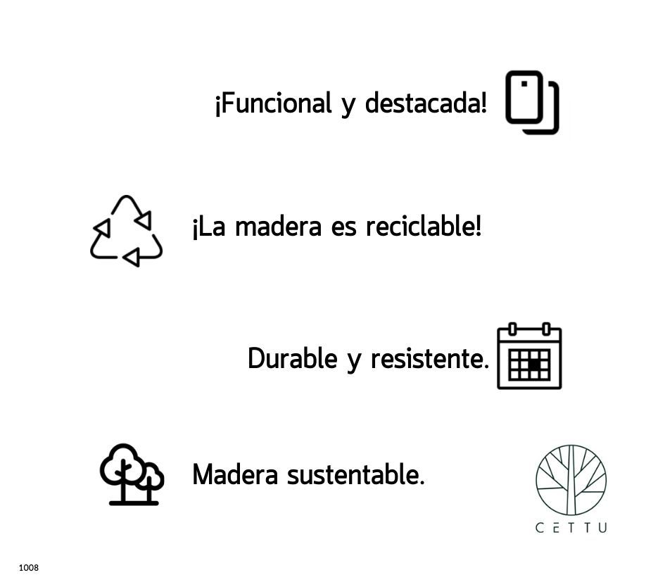 Tabla Granate, robusta, estable y reversible.