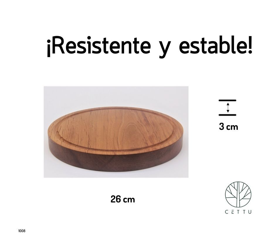 Tabla Granate, robusta, estable y reversible.