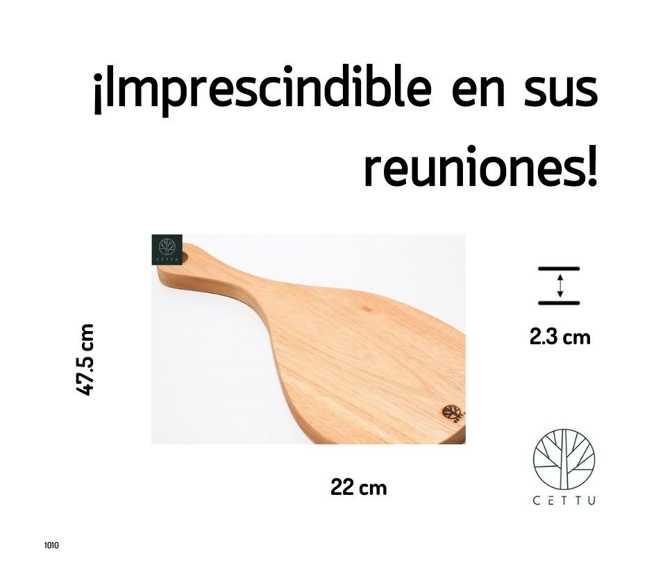 Tabla diseño Ibérico, corte, pique y prepare.