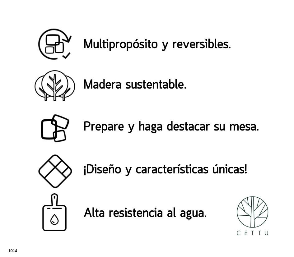 Set de 3 tablas diseño Ibérico. Corte, pique y prepare.