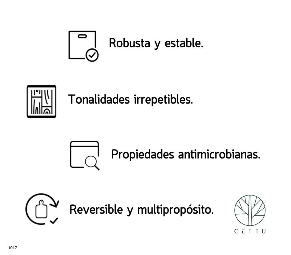 Tabla Arbórea, uso múltiple y reversible.