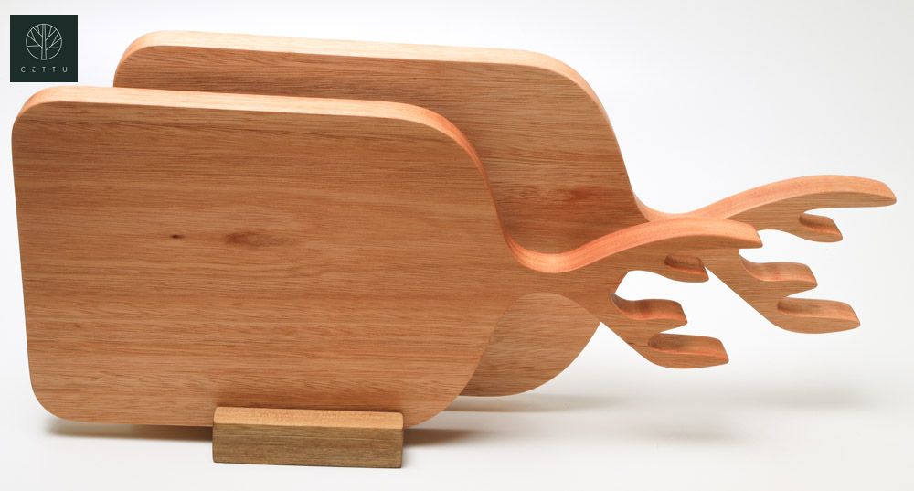 Set de 2 tablas Oryx, pique, corte, prepare y sirva.