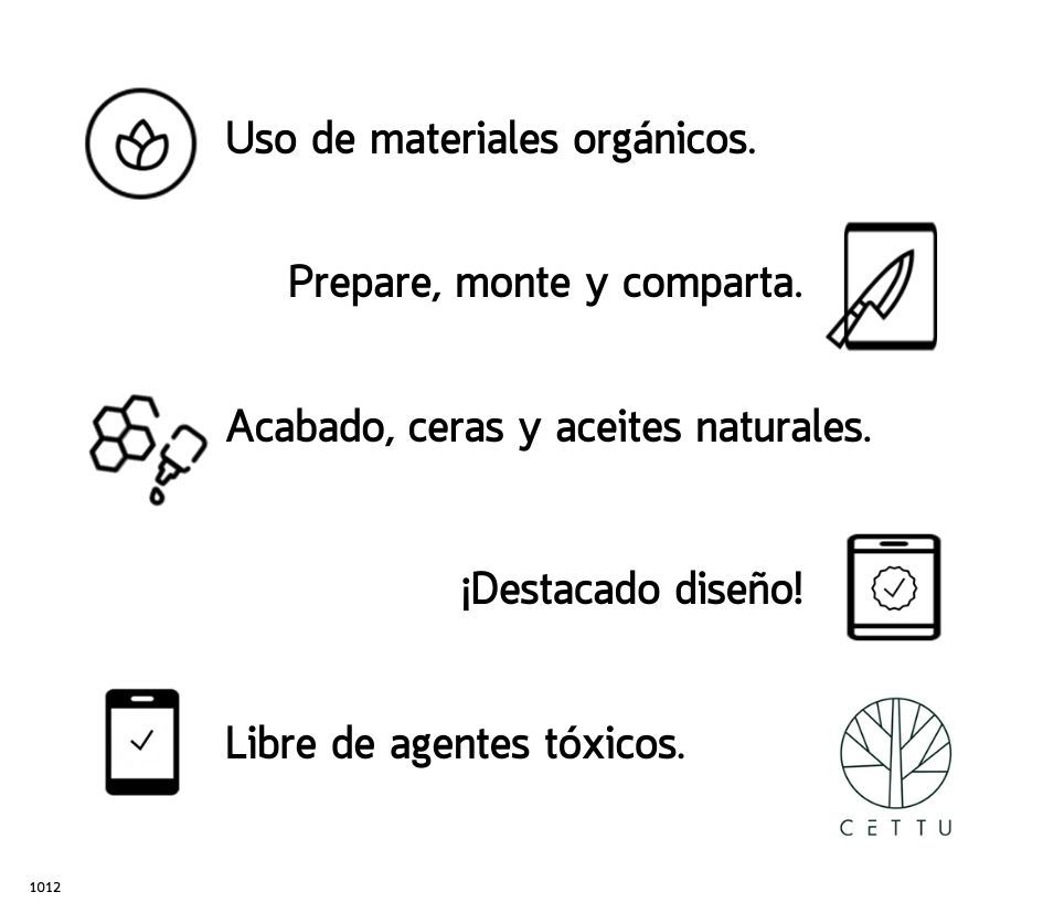 Tabla Bellota. ¡Sin igual para servir infinidad de bocadillos!