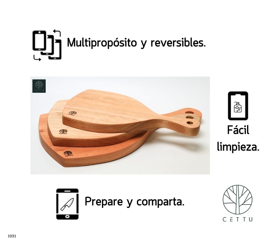 Set de 3 tablas Bellota. ¡Sin igual para servir infinidad de bocadillos!