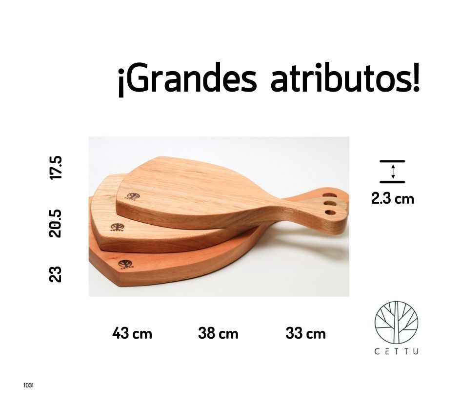 Set de 3 tablas Bellota. ¡Sin igual para servir infinidad de bocadillos!