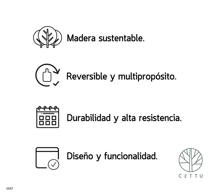 Tabla diseño Antioquia. ¡Prepare y sirva sus botanas favoritas!