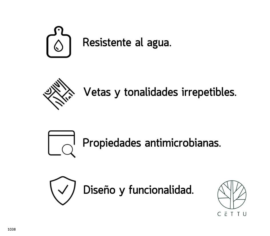 Tabla diseño Antioquia. ¡Prepare y sirva sus botanas favoritas!