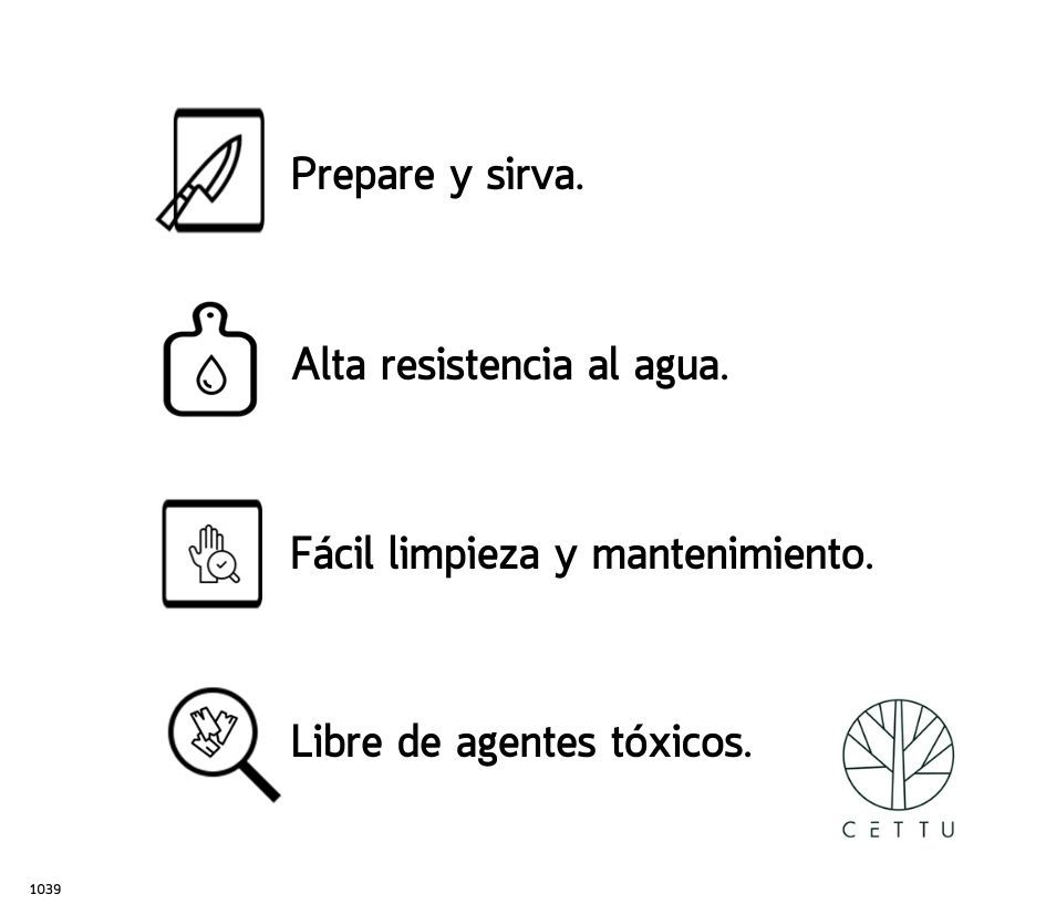 Tabla diseño Antioquia. ¡Prepare y sirva sus botanas favoritas!