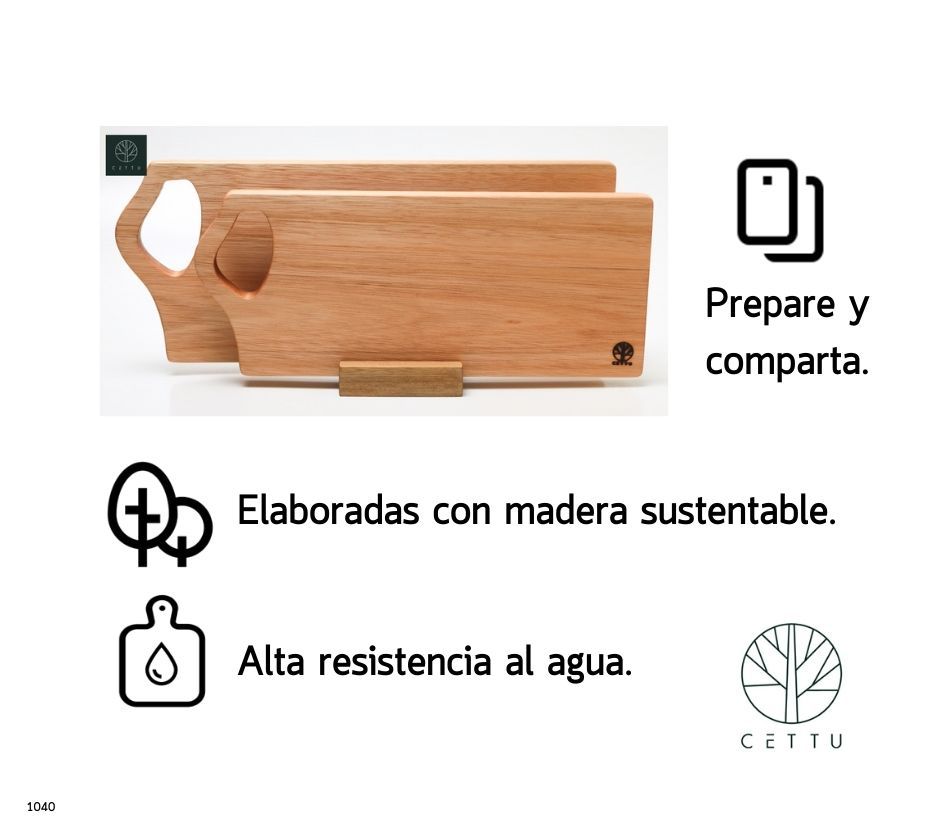 Prepare y sirva sus botanas favoritas. Set de 2 tablas diseño Antioquia.