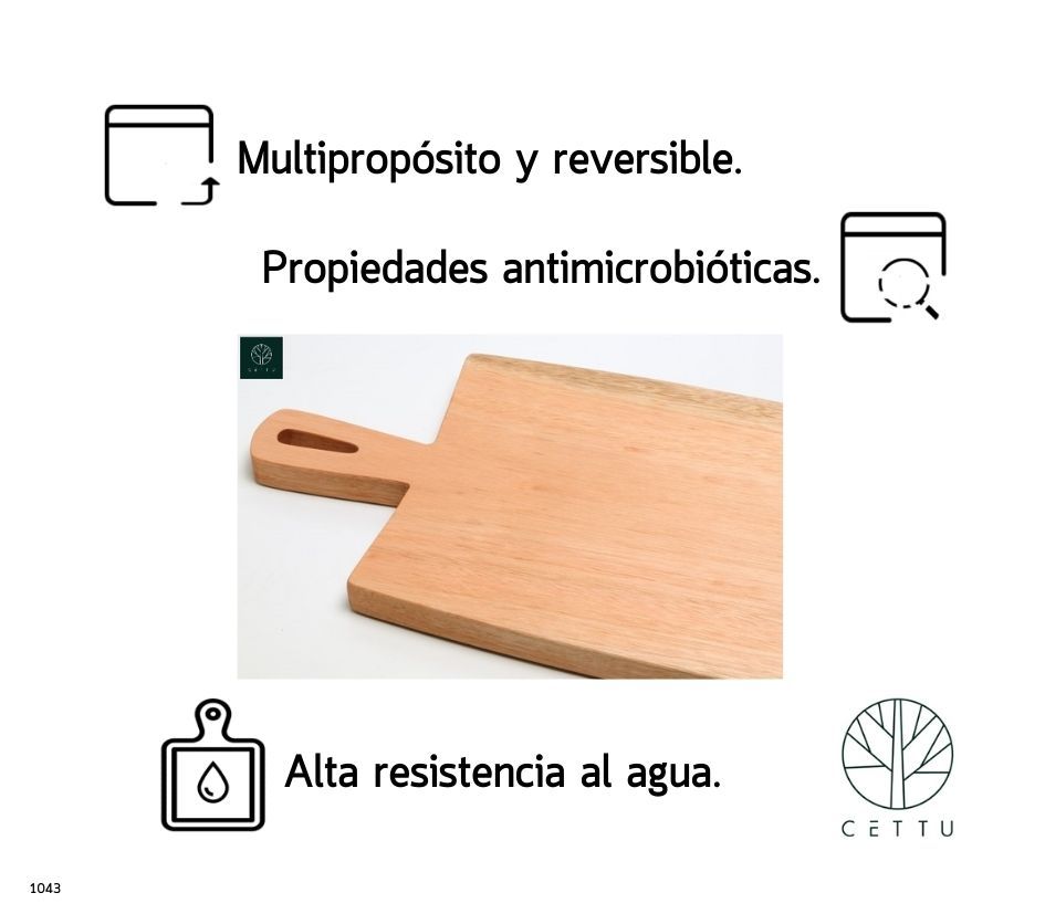 Tabla Borneo. ¡Rústica, robusta y estable!