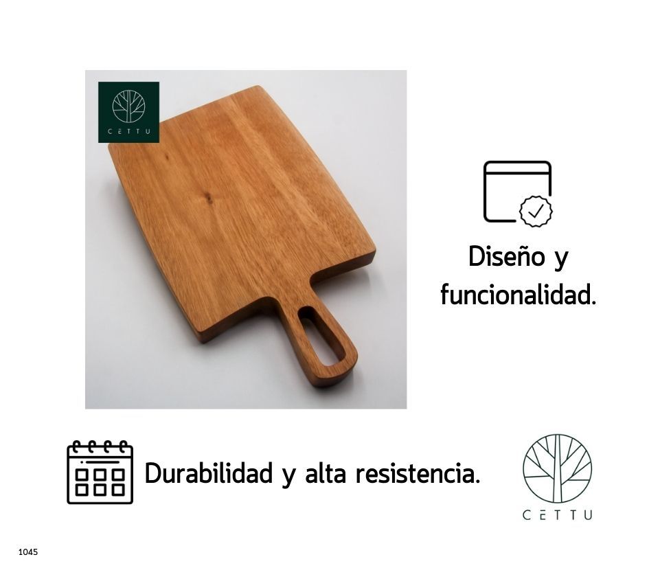 Tabla Borneo. ¡Rústica, robusta y estable!