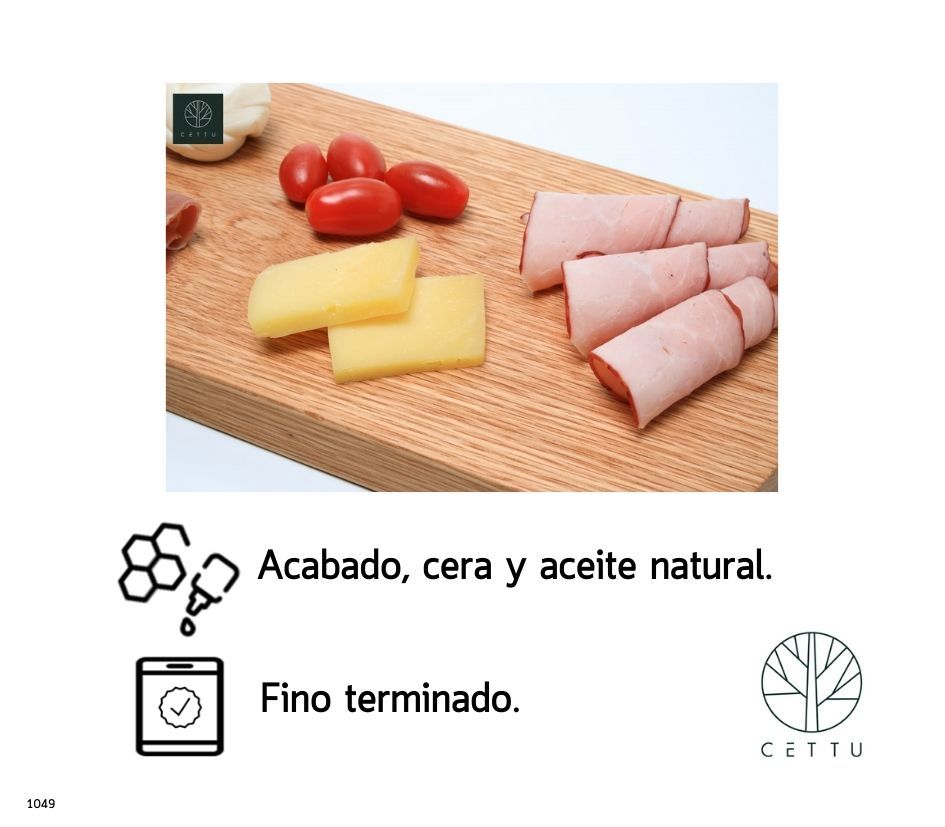 Tabla Provenza, corte y sirva sus botanas preferidas.