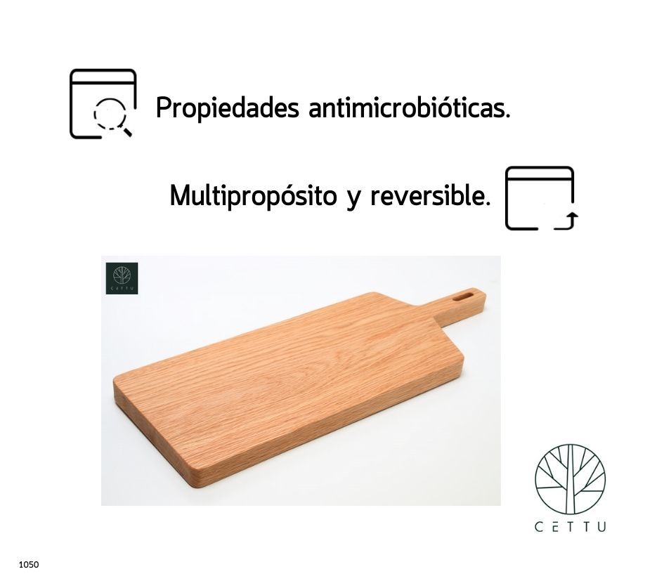 Tabla Provenza, corte y sirva sus botanas preferidas.
