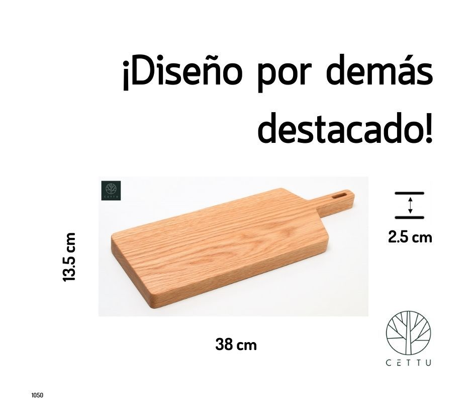 Tabla Provenza, corte y sirva sus botanas preferidas.