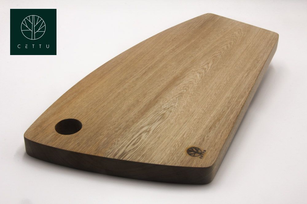 Tabla diseño Fiordo, ideal para embutidos, canapés, quesos, etc.