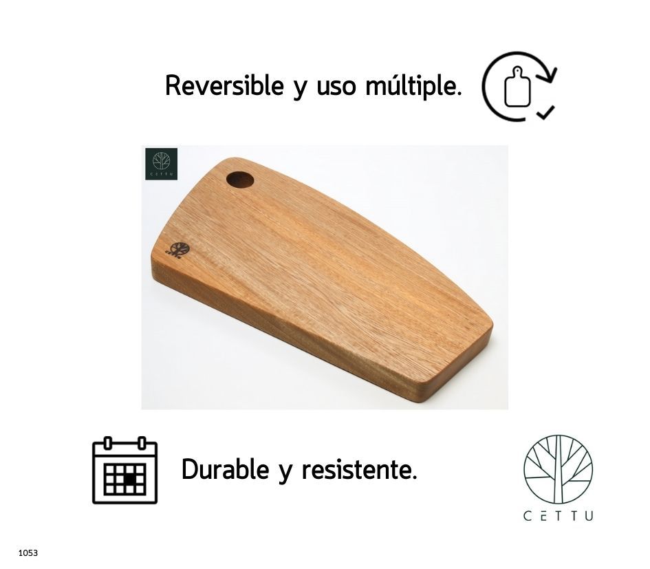 Tabla diseño Fiordo, ideal para embutidos, canapés, quesos, etc.