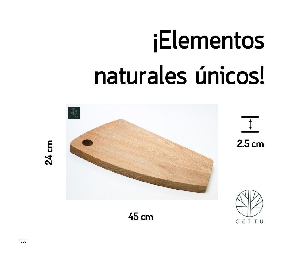 Tabla diseño Fiordo, ideal para embutidos, canapés, quesos, etc.