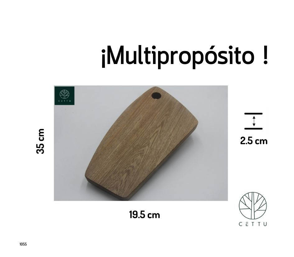 Tabla diseño Fiordo, ideal para embutidos, canapés, quesos, etc.