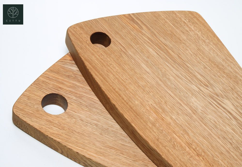 Set de 2 tablas diseño Fiordo, ideales para embutidos, canapés, quesos, etc.