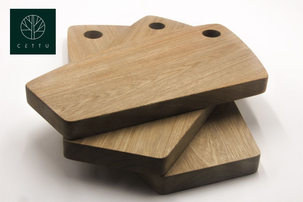 Ideales para embutidos, canapés, quesos, etc. Set de 3 tablas diseño Fiordo.