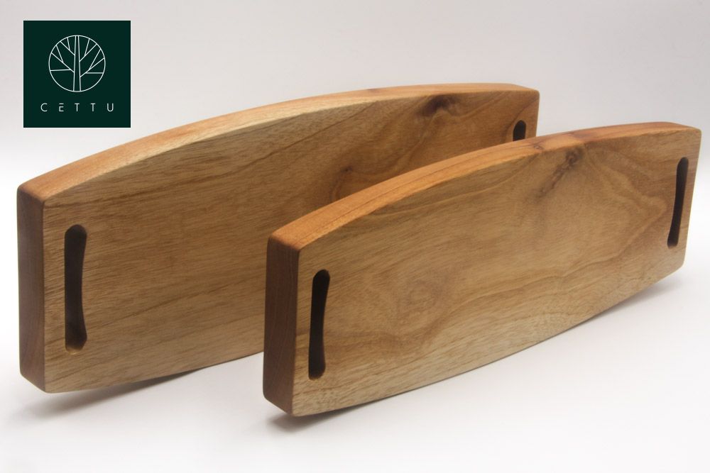 Set de 2 tablas Ródano, elaboradas en fina madera de Cedro.