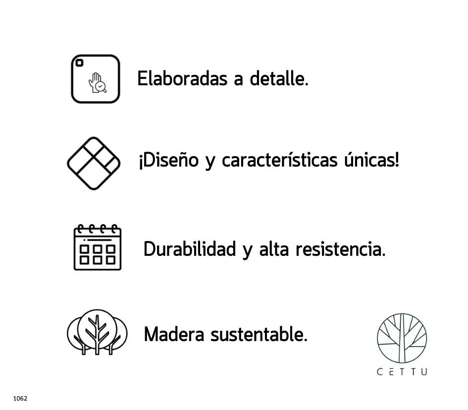 Tabla Albatros. ¡De fina madera y destacado diseño!