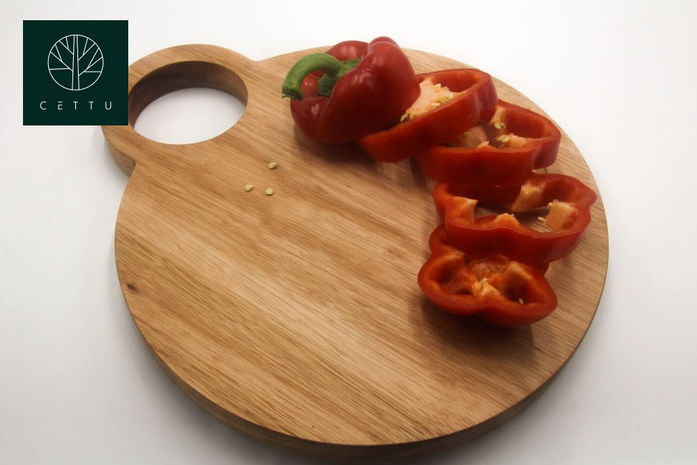 Tabla diseño Esfera. Corte prepare y sirva.