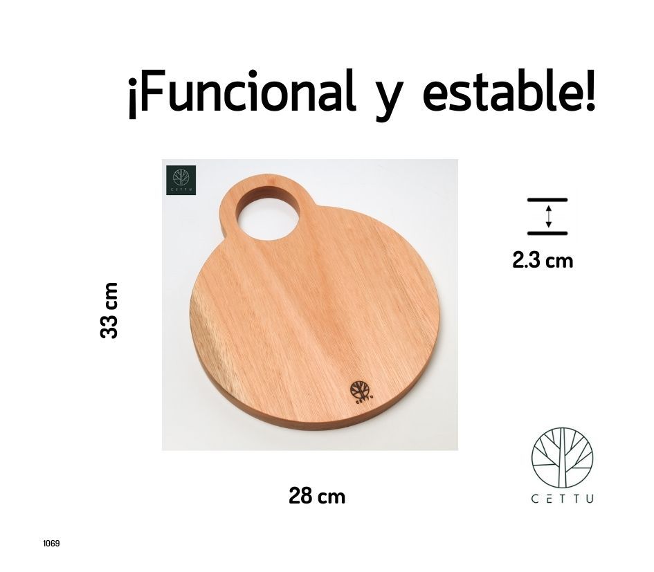 Tabla diseño Esfera. Corte prepare y sirva.