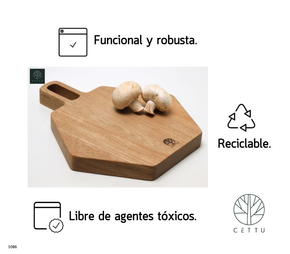 Tabla Meseta, resistente, estable y durable.