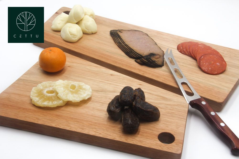 Juego de 2 tablas Gibraltar. Corte, prepare y sirva.