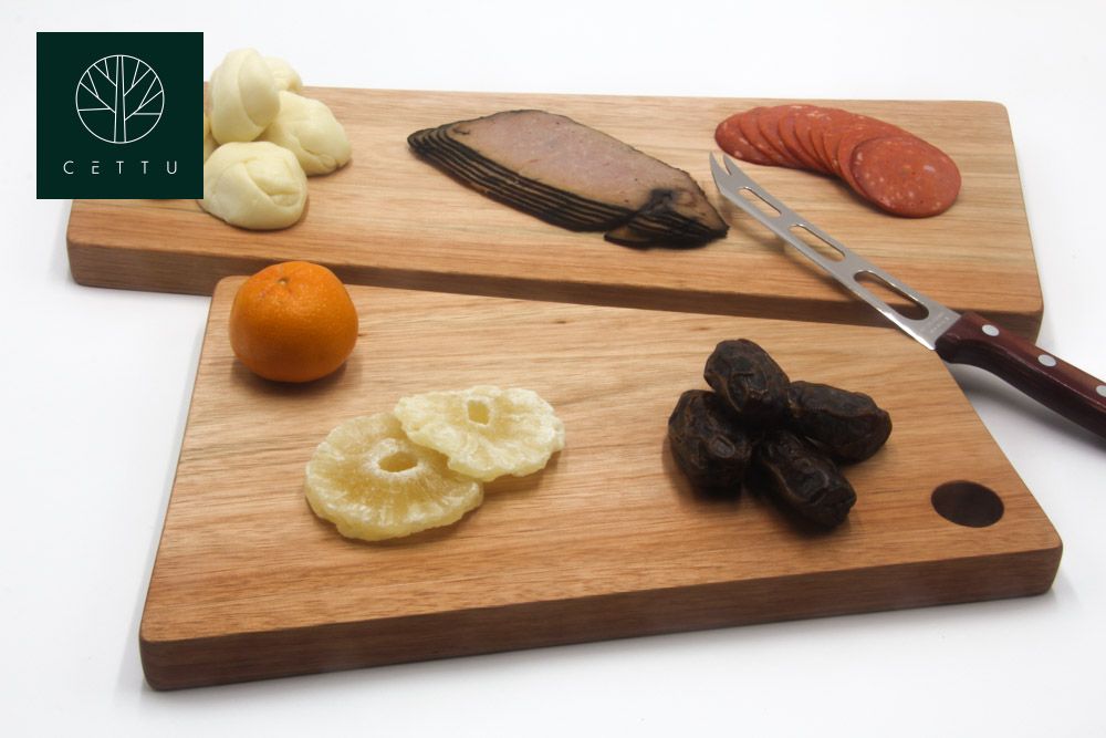 Juego de 2 tablas Gibraltar. Corte, prepare y sirva.