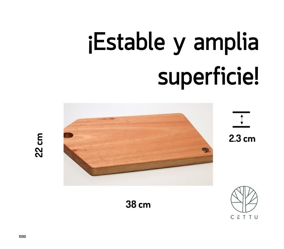 Tabla Cabanya, uso reversible y multipropósito.