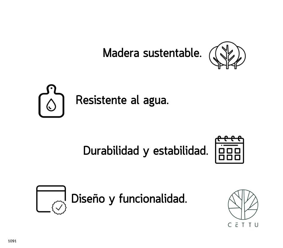 Tabla Cabanya, uso reversible y multipropósito.