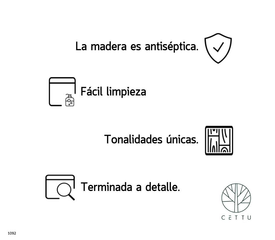 Tabla Cabanya, uso reversible y multipropósito.