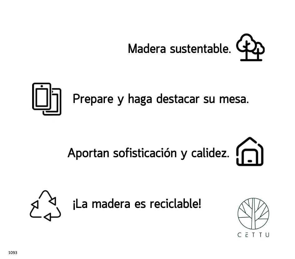 Set de 2 tablas Cabanya, uso reversible y multipropósito.