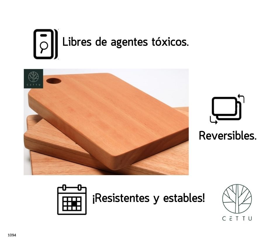 Set de 3 tablas Cabanya, reversibles y multipropósito.