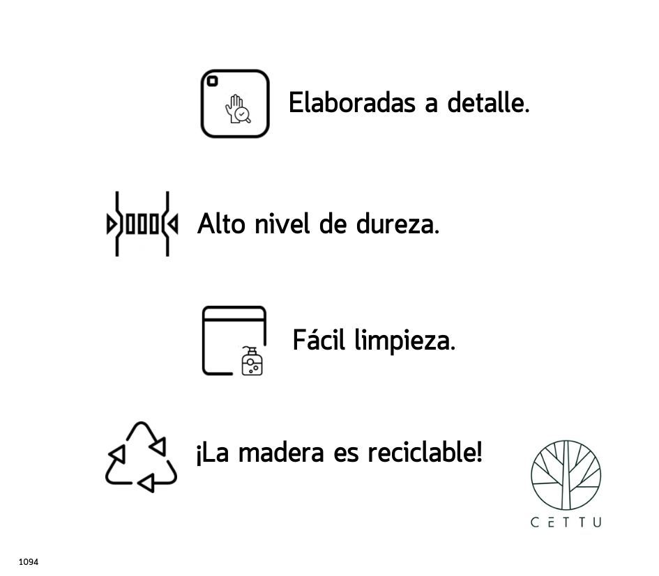 Set de 3 tablas Cabanya, reversibles y multipropósito.