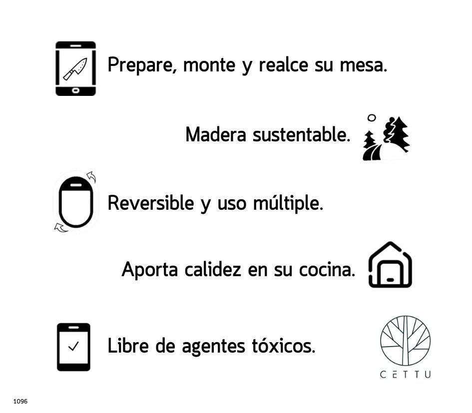 Diseño Ocotal. Resistente, estable y durable.