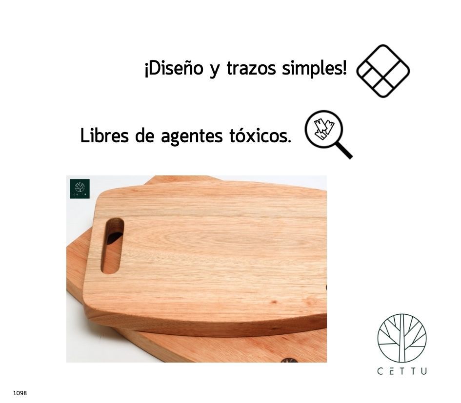 Diseño Ocotal. Set de 2 tablas resistentes, estables y durables.