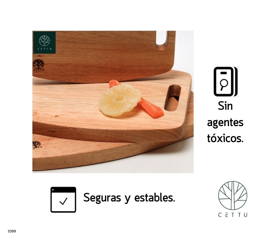 Diseño Ocotal. Set de 3 tablas resistentes, estables y durables.