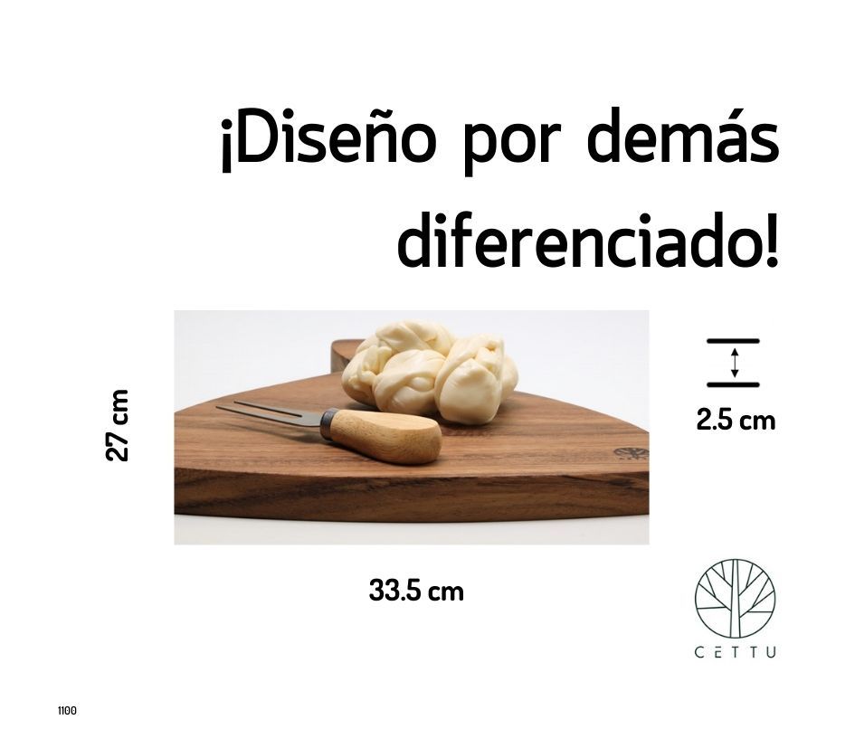 Tabla diseño Vatra. Pique, corte y prepare.