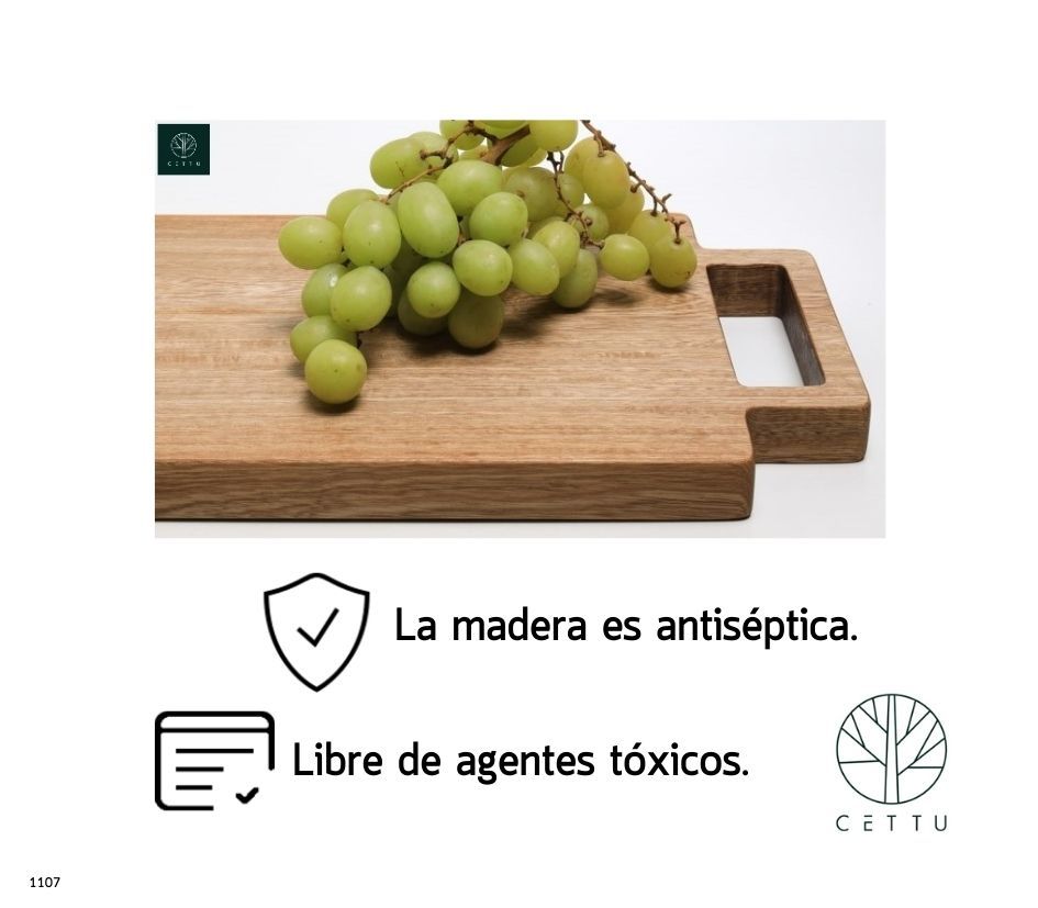 Tabla Terracota. Pique, corte y sirva. ¡Robusta y estable!