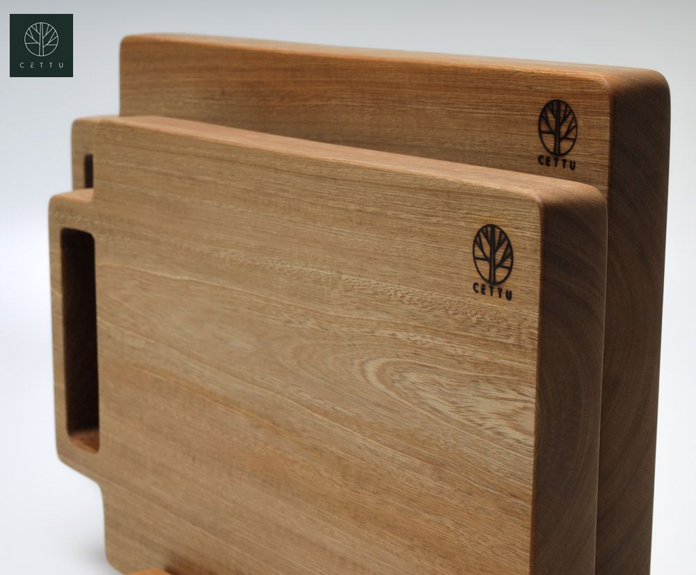 Set de 2 tablas Terracota. Pique, corte y sirva. ¡Robustas y estables!