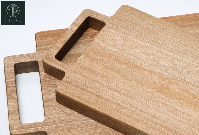 Set de 2 tablas Terracota. Pique, corte y sirva. ¡Robustas y estables!