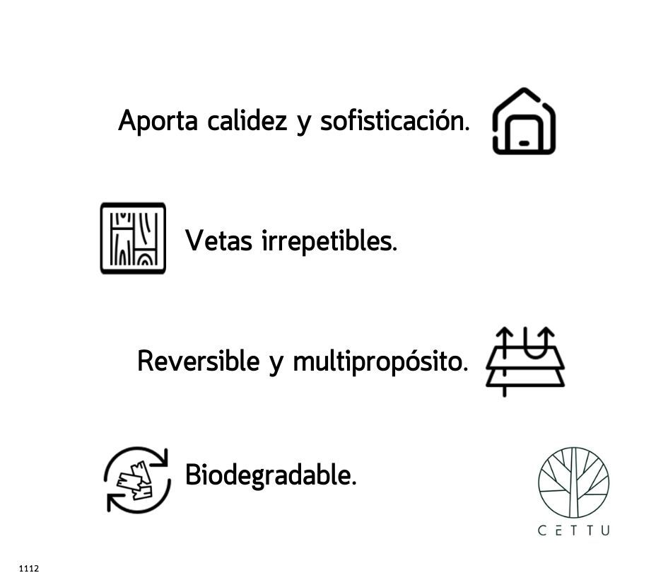 Ideal para picar, cortar, preparar y servir. Tabla Secuoya.